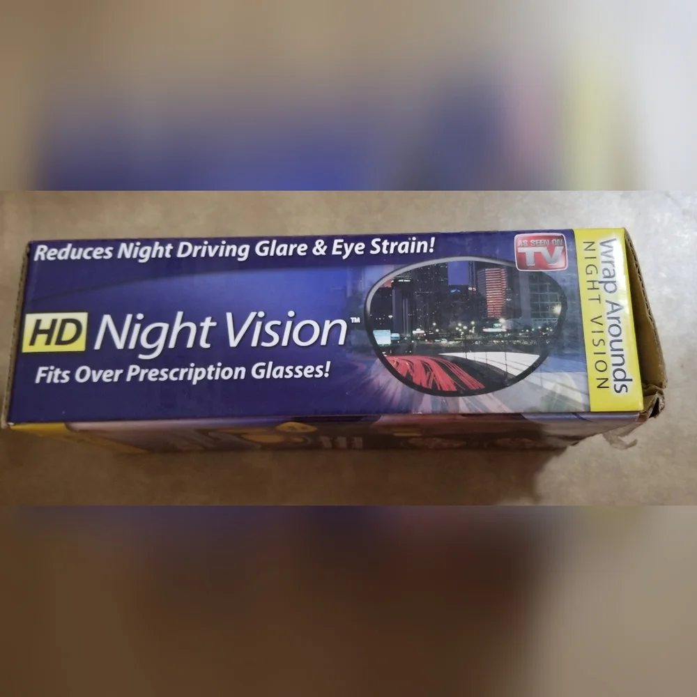Yellow Anti-Glare Night Driving Glasses